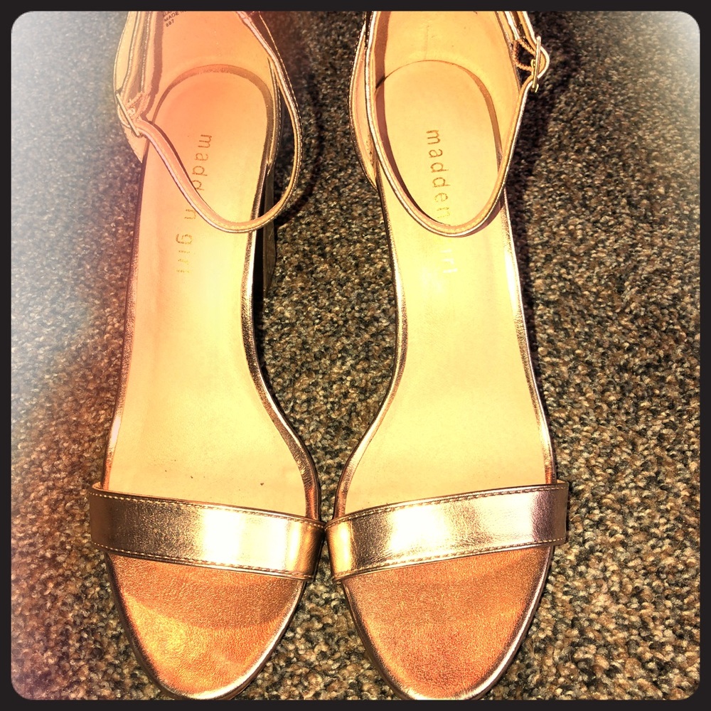 Gold heels